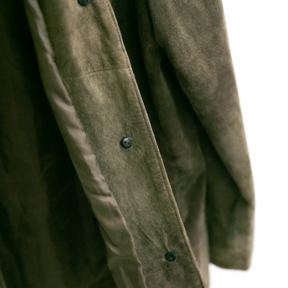 Vintage 90s Green Leather Jacket M/L - Picture 6 of 9